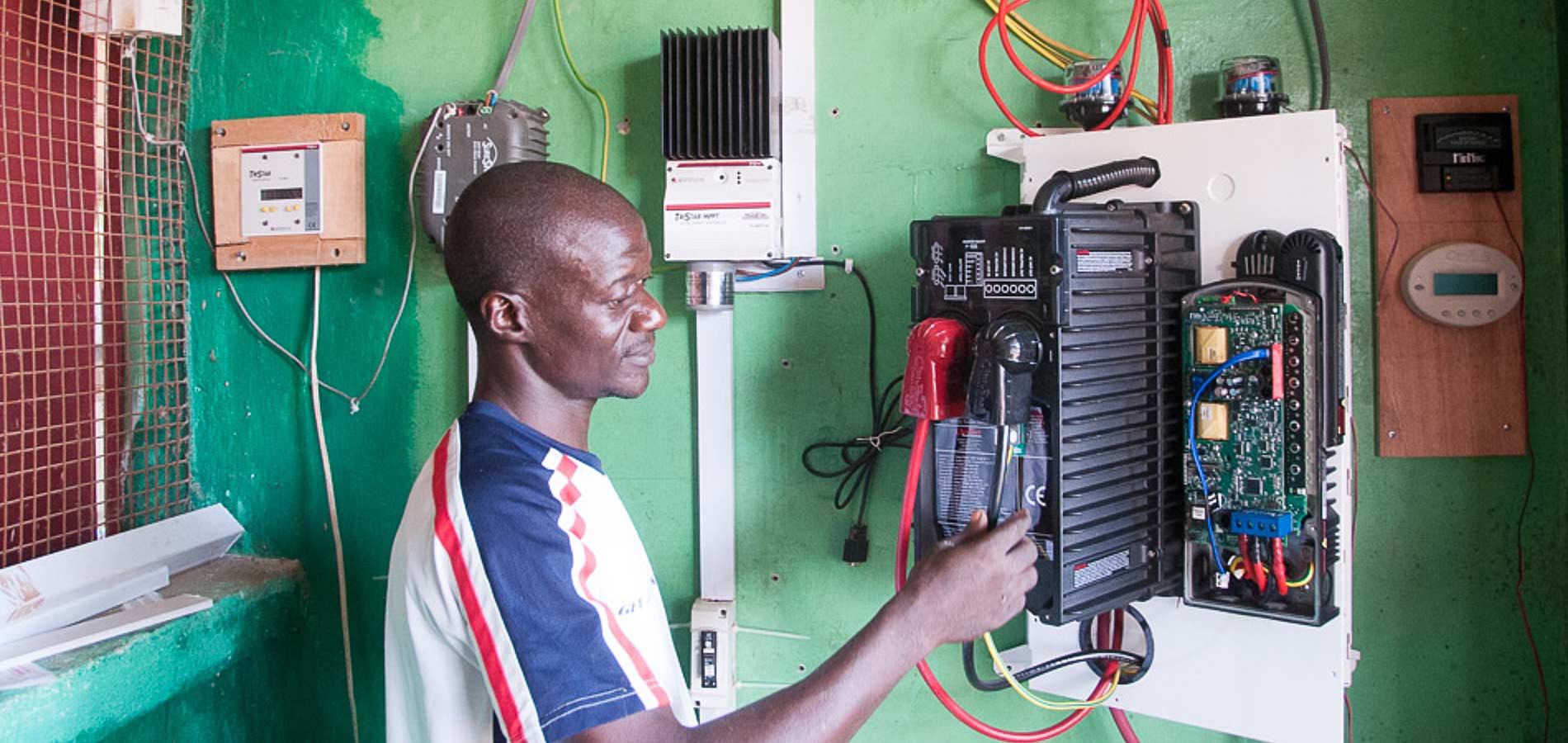 In March 2016, the electrical systems were expanded, and we helped educate the people on how to sustain thier new systems